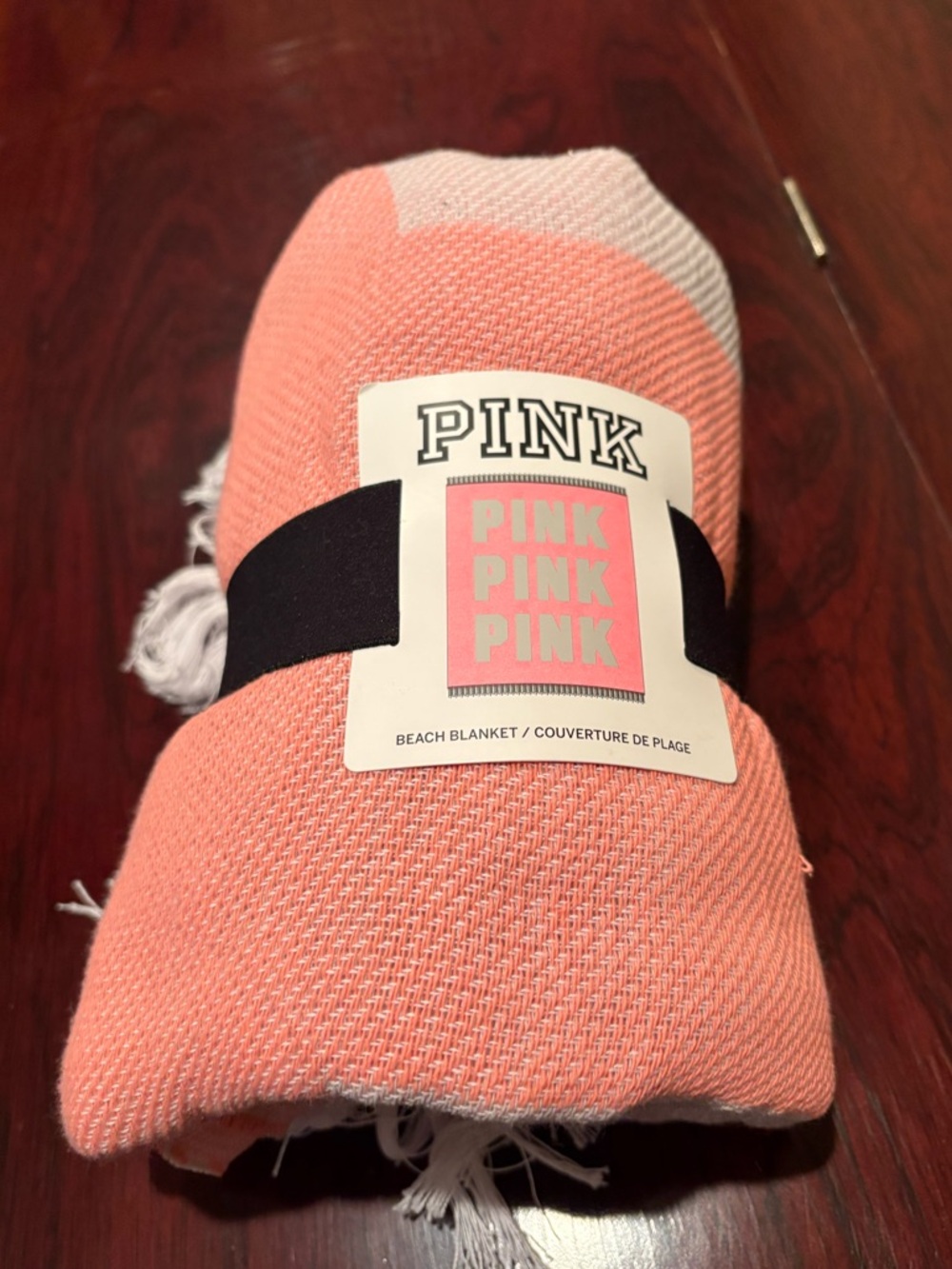 NEW Victoria Secret PINK Logo Festival Beach Blanket